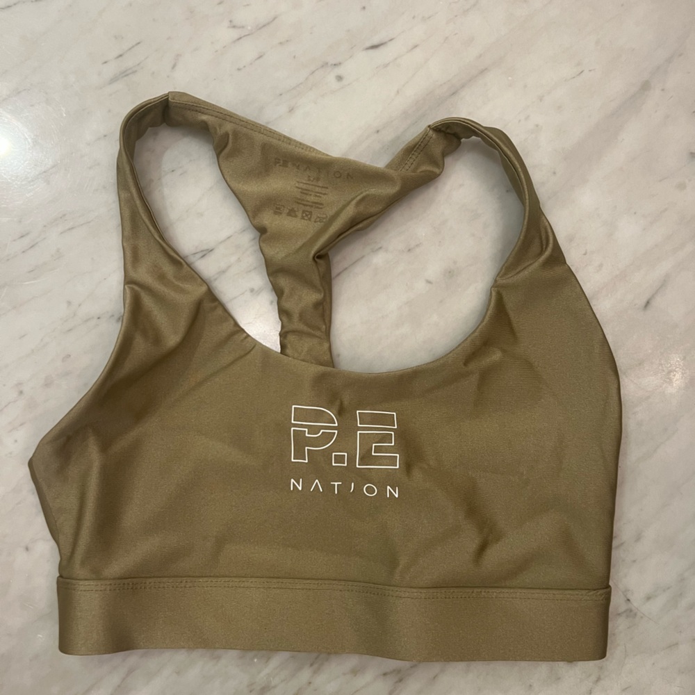 PE Nation Sage Green Sports Bra